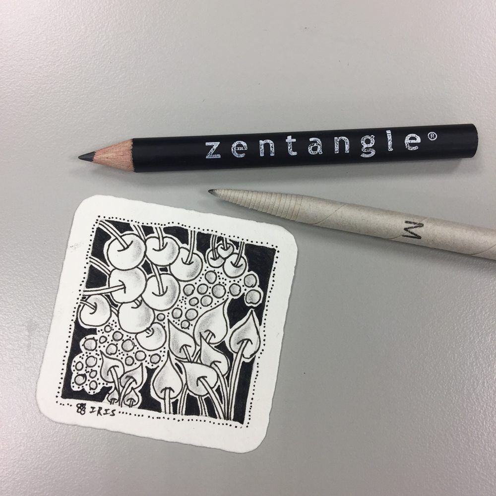 好心藝禪繞畫課Zentangle 我的作品與Zentangle鉛筆