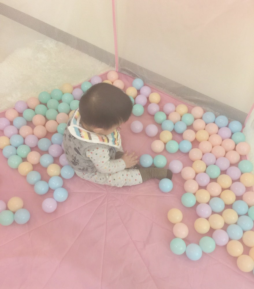 【淘寶嬰兒好物】打造自家夢幻球池的粉嫩海洋球