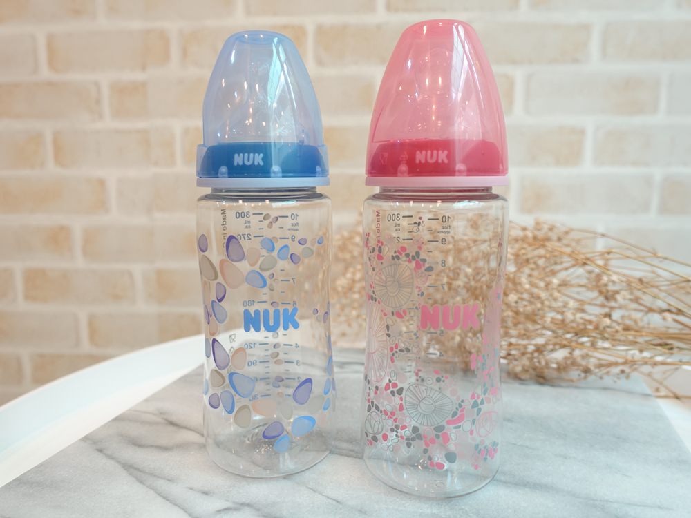 【育兒】旺財的新奶瓶：NUK自然母感奶瓶+寬口徑PA奶瓶2018新色