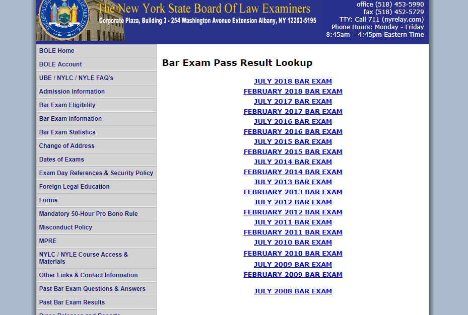 【NY Bar】美國紐約州律師資格怎麼查? (含律師資格註冊繳費)
