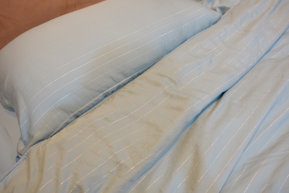 【寢具】舒服到讓我隔天起不來的Homeget家適得銀纖維天絲床組~