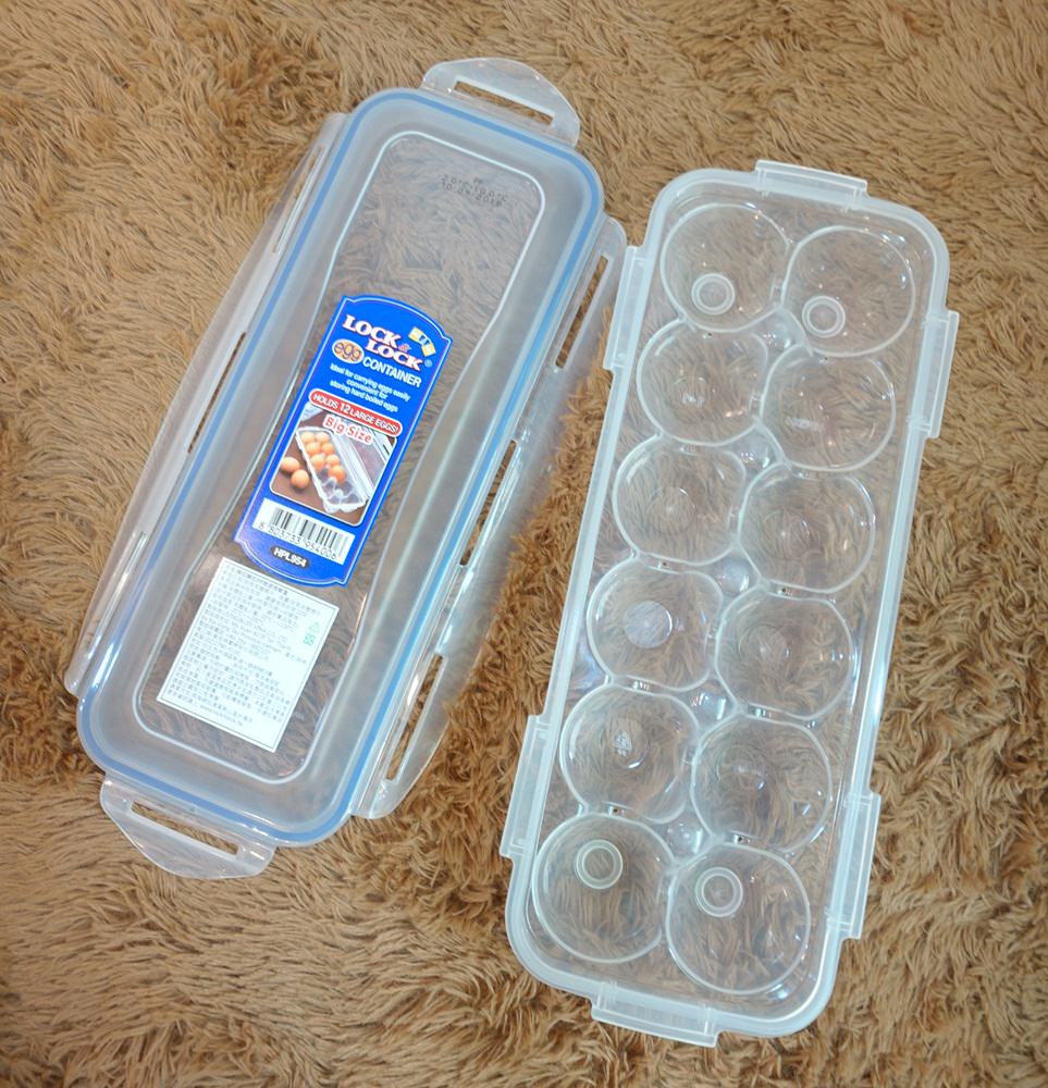 LocknLock樂扣樂扣蛋盒，12格蛋盒可以將雞蛋密封收納在冰箱裡，做好雞蛋收納管理