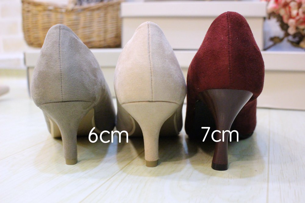 日本AmiAmi高跟鞋鞋跟高度比較