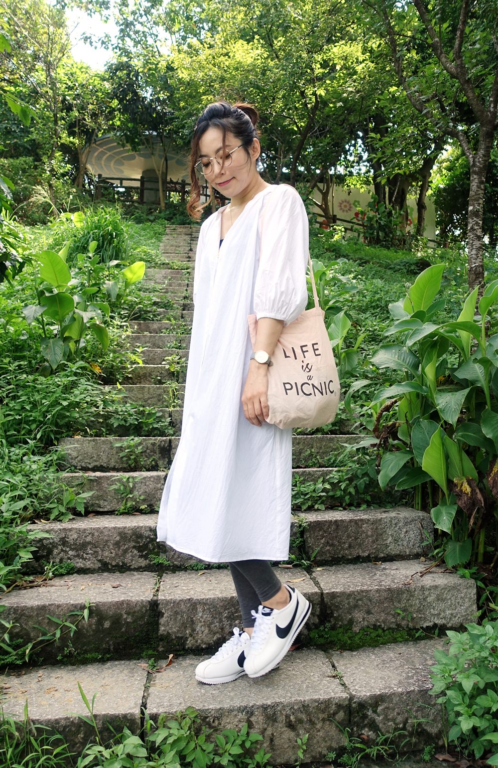 【日本戰利品穿搭】E hyphen world gallery~清新個性休閒風的日本品牌~找到我最愛的白洋裝