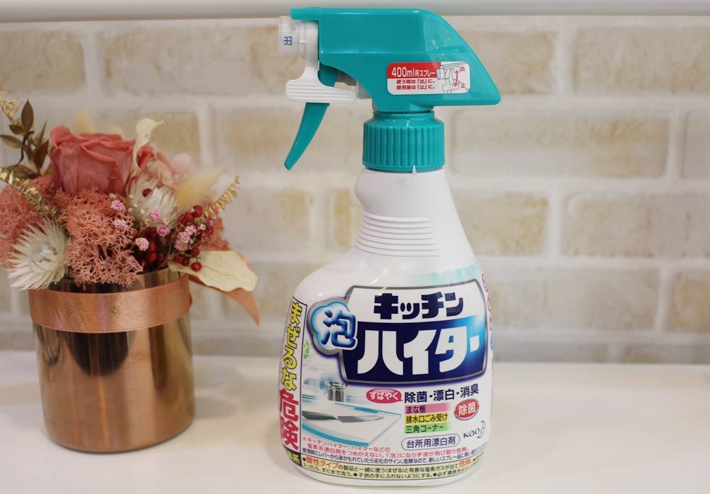【家居清潔好物】Kao日本花王廚房泡沫清潔劑~清洗廚房流理台、砧板以外，還能幫珪藻土清潔除霉！