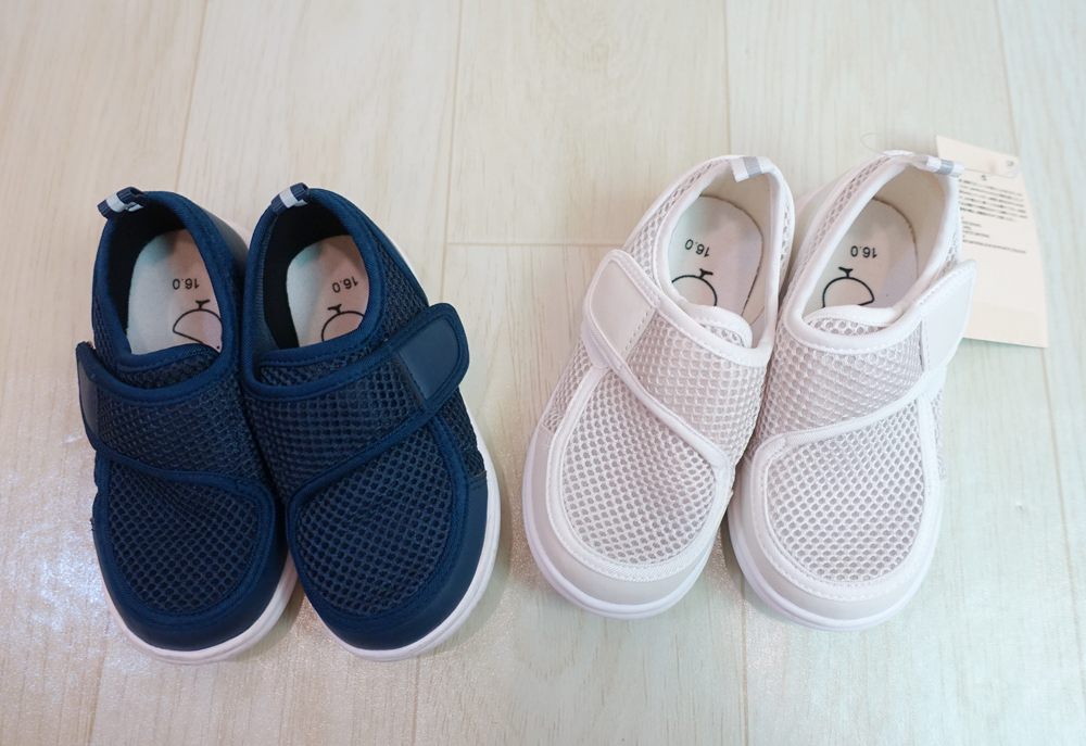 【MUJI無印良品】兒童網織附貼帶休閒鞋~博客來MUJI戰利品