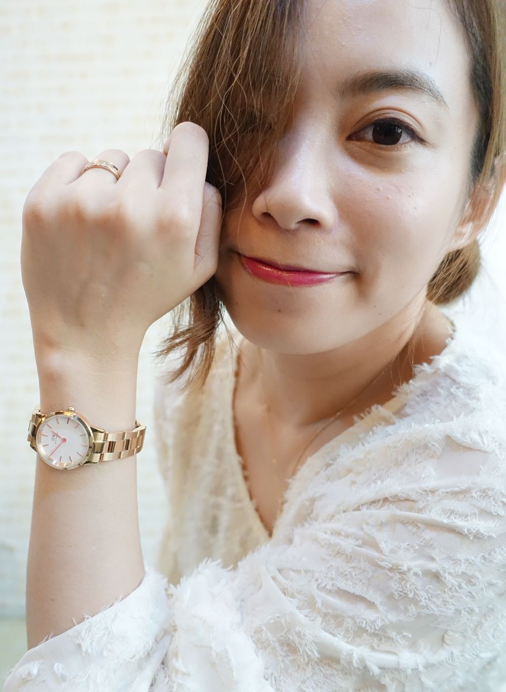 【DW折扣碼flowery】DW新錶金屬錶：ICONIC LINK～跟李聖經女神一樣的時尚小金錶