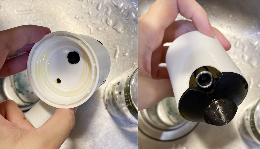 【白色家居】我家的油瓶進化史~終於找到好用的單手自動開蓋油壺了: HOLA自動開啟防漏油壺