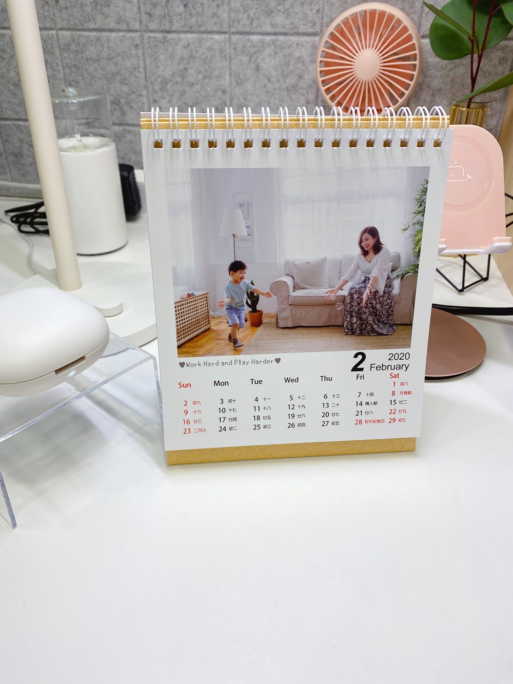 nuphoto拍立洗 我的DIY親子桌曆