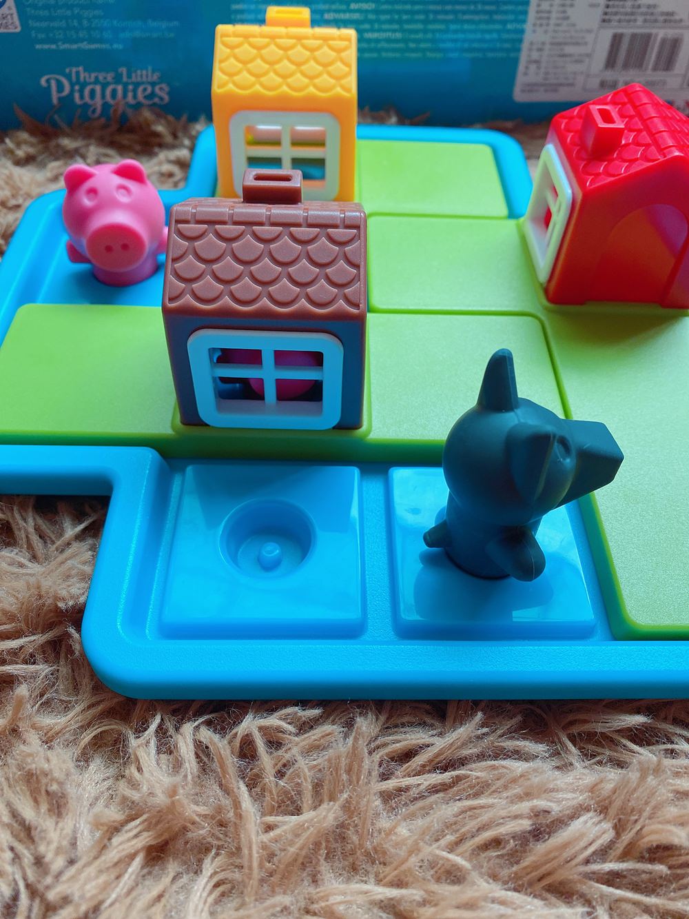 比利時smart games兒童桌遊推薦 三隻小豬玩法