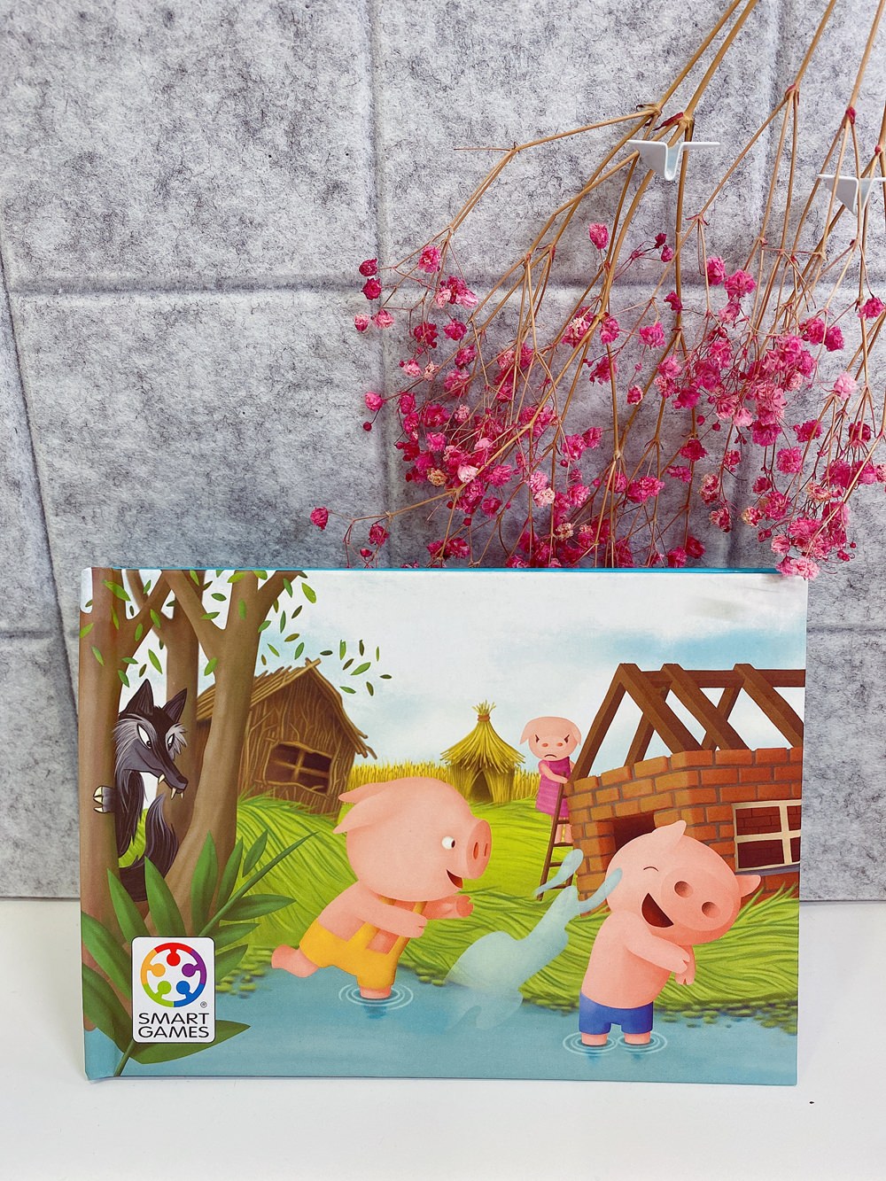 比利時smart games兒童桌遊推薦 三隻小豬故事繪本