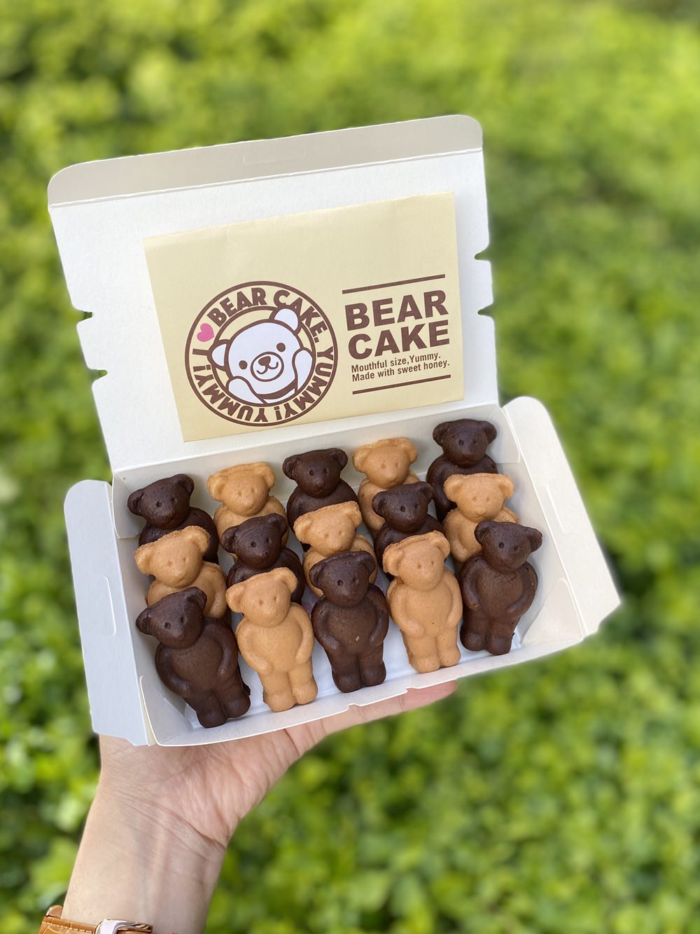 【北車美食】BEARHOLIC熊燒雞蛋糕~來自日本東京快閃名店/超萌超吸睛的熊熊雞蛋糕(還可以加購超可愛提袋)