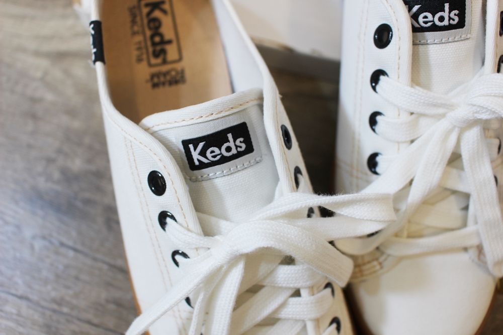 【穿搭】Keds KICKSTART韓款1916焦糖女生帆布鞋-Krystal超愛的韓系小白鞋