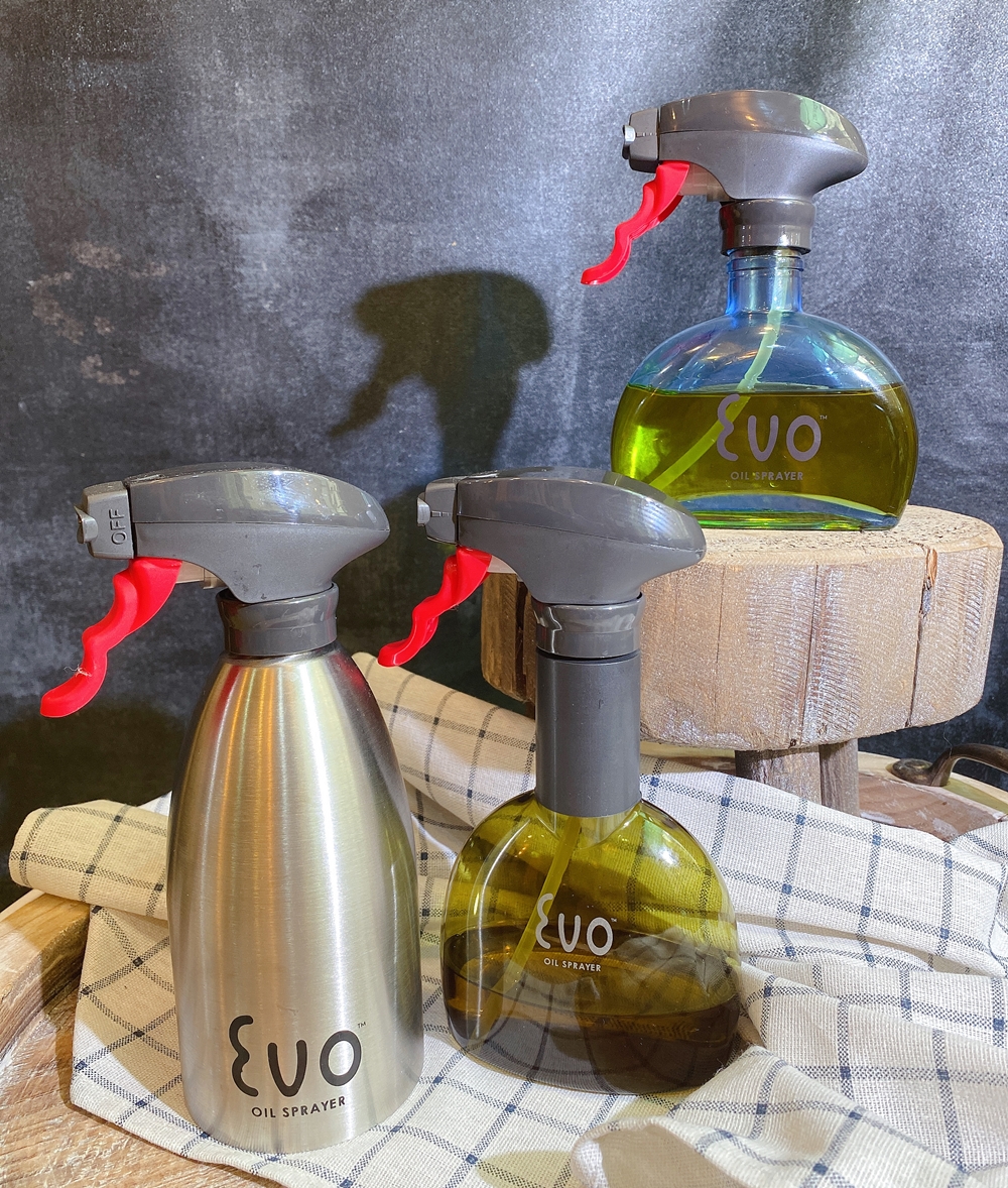 【團購】史上最好噴的美國EVO噴油瓶~氣炸鍋好良伴(同場加映西班牙CUAC小鴨橄欖油)