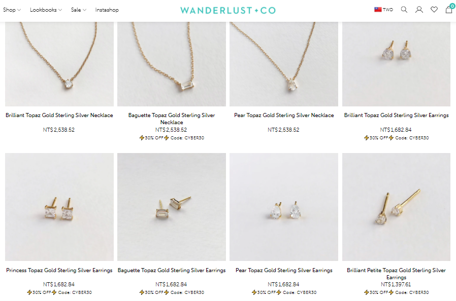 【Wanderlust+Co飾品】澳洲平價輕珠寶官網購物教學+星座飾品戰利品開箱(9折折扣碼WCOXCHING)