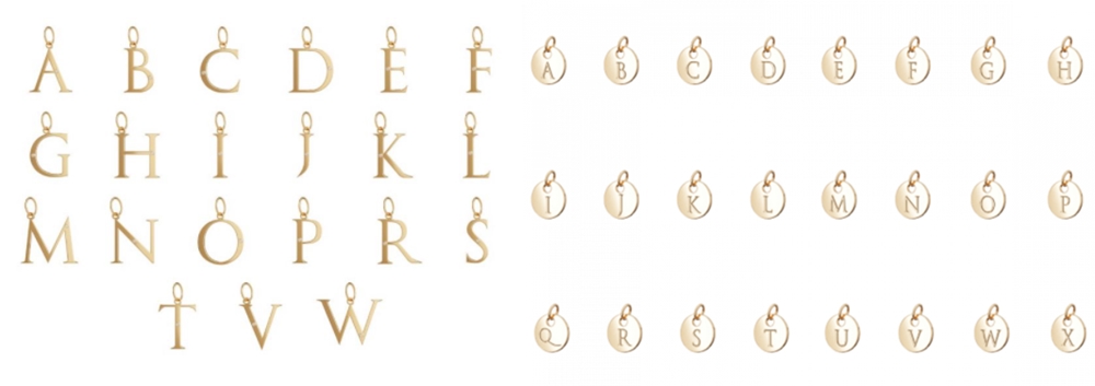 【飾品】幫自己客製化一條字母項鍊吧～北歐Marc Mirren飾品分享