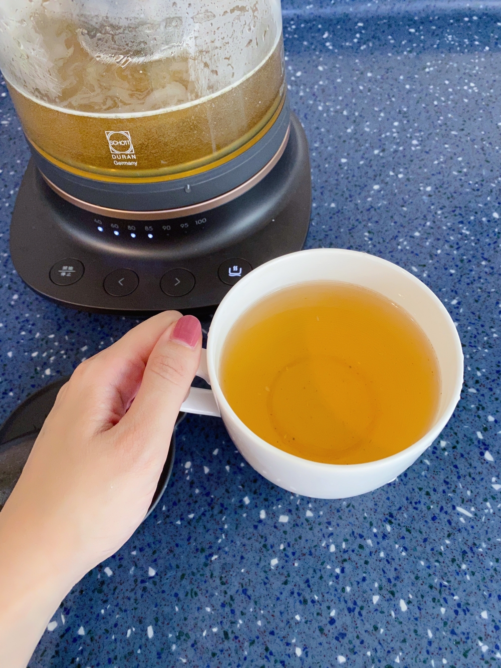 伊萊克斯 E7GK1-73BP 玻璃溫控電茶壺 好喝的綠茶