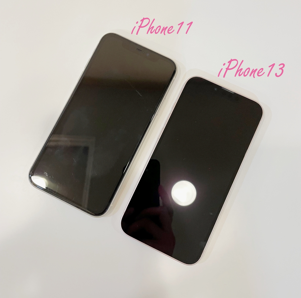iPhone13與iPhone11大小比較