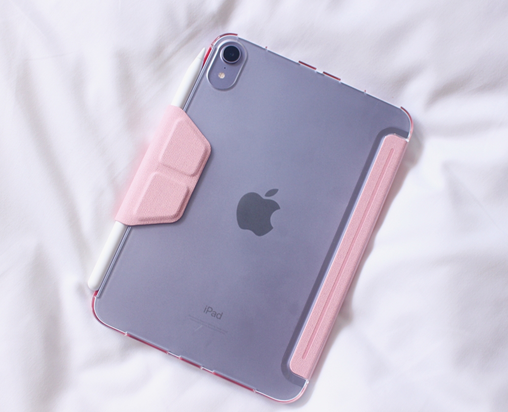 JTLEGEND保護殼背面 iPad mini 6粉紫色