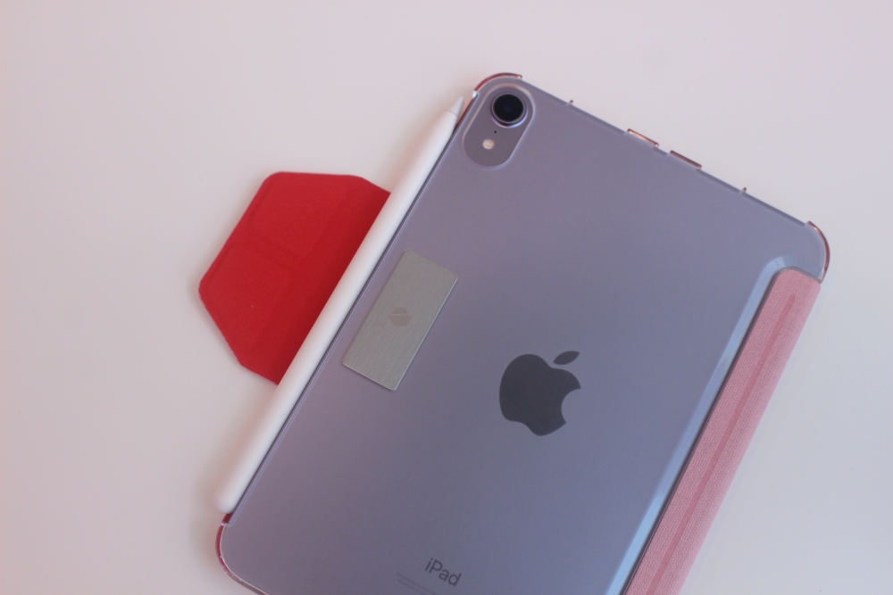 iPad mini 6粉紫色 JTLEGEND保護殼磁吸開口