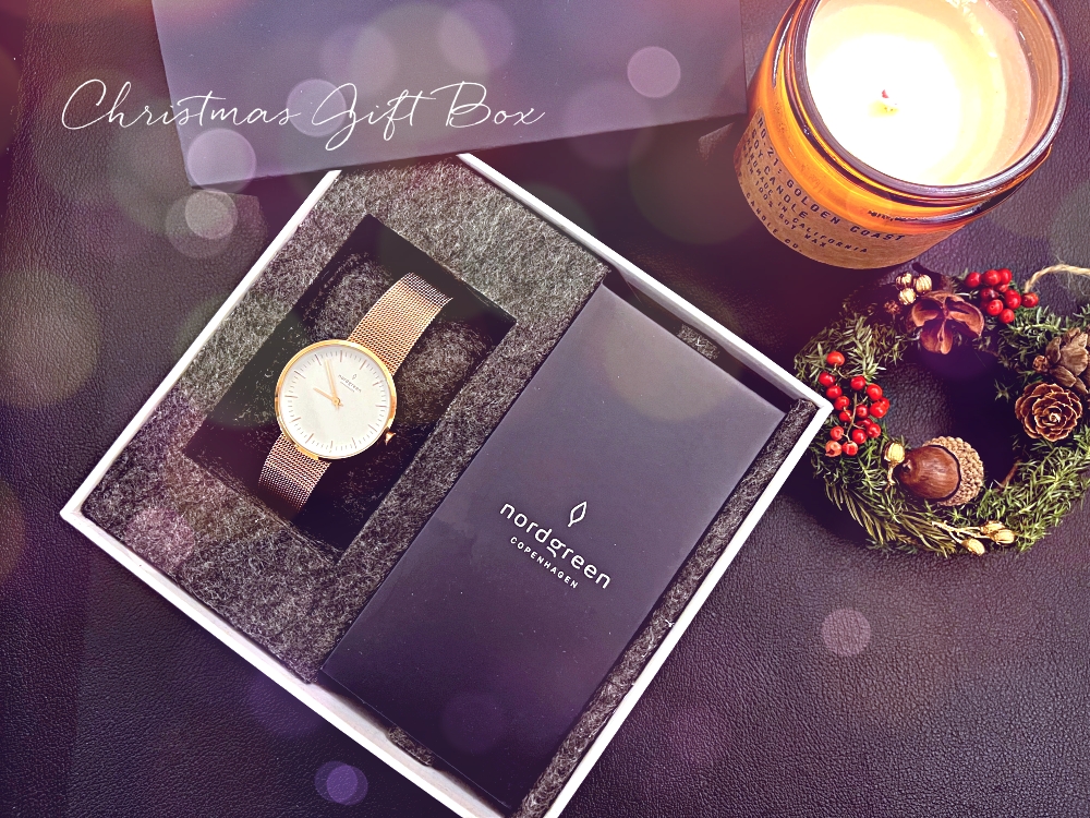 【手錶】聖誕禮物盒分享~我的nordgreen The Infinity錶盤x玫瑰金米蘭錶帶氣質組合
