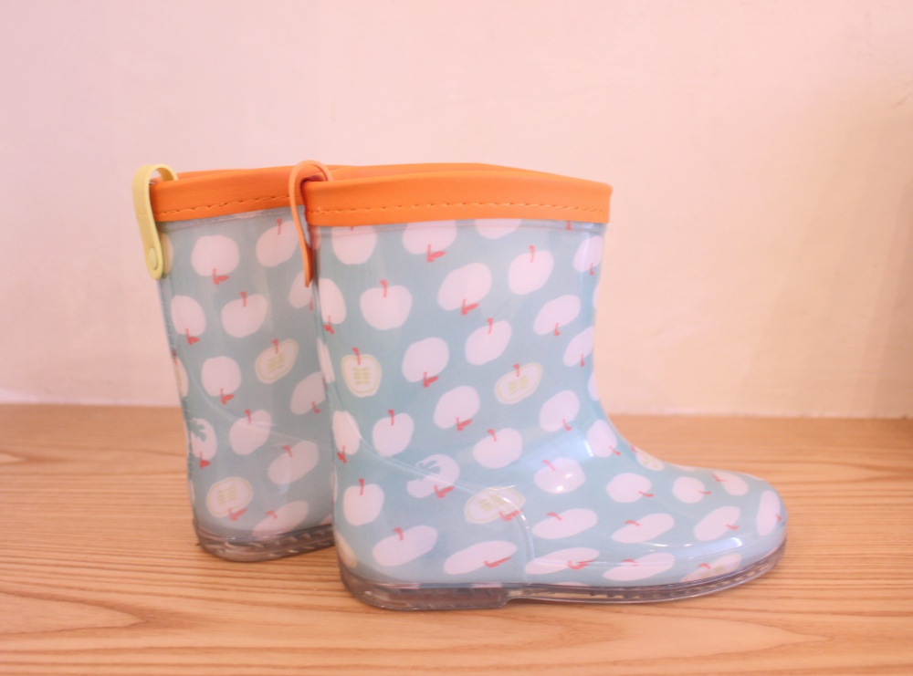 日本kukka hippo兒童雨鞋可愛實拍