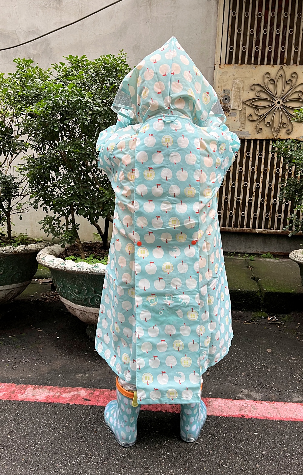 日本kukka hippo兒童雨衣雨鞋穿起來好可愛