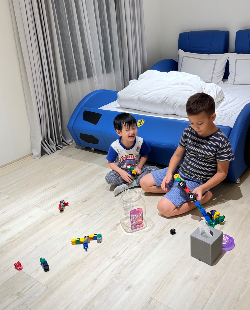 攜帶方便的韓國iRiNGO百變創意3D積木外出遊玩分享好神器