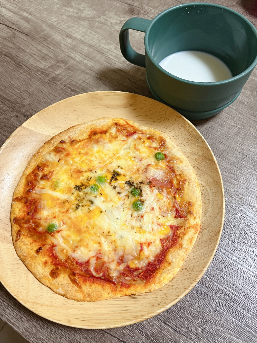 韓國nineware簡約早午餐盤四件組水杯披薩