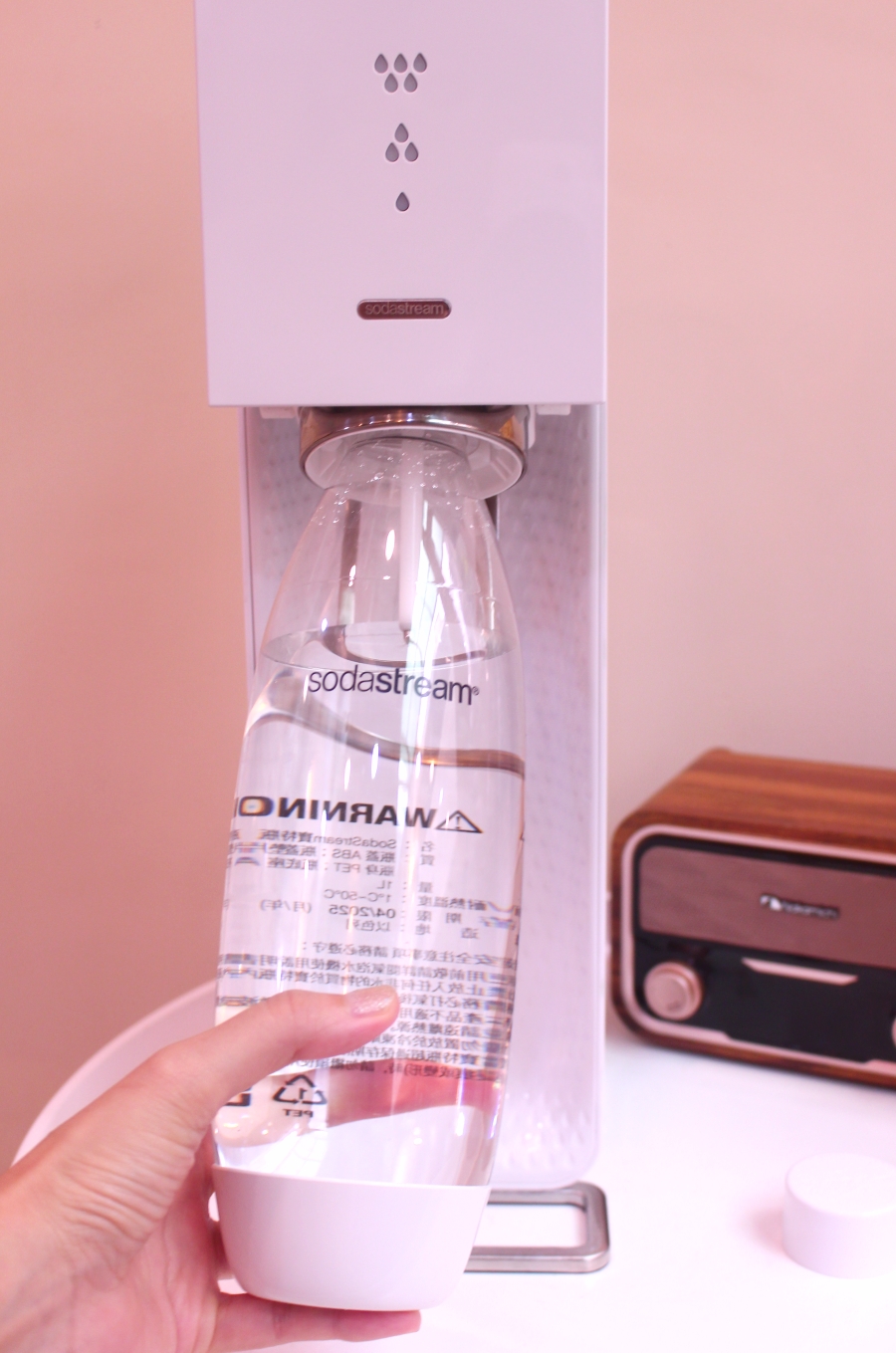sodastream氣泡水機團購 source氣泡水機自動扣瓶