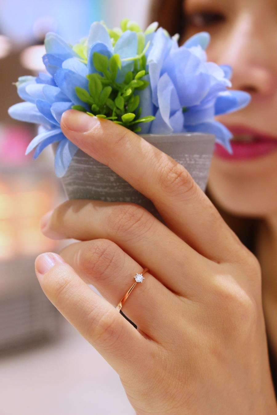 hermosa艾莫莎輕珠寶 單鑽10分鑽石戒指