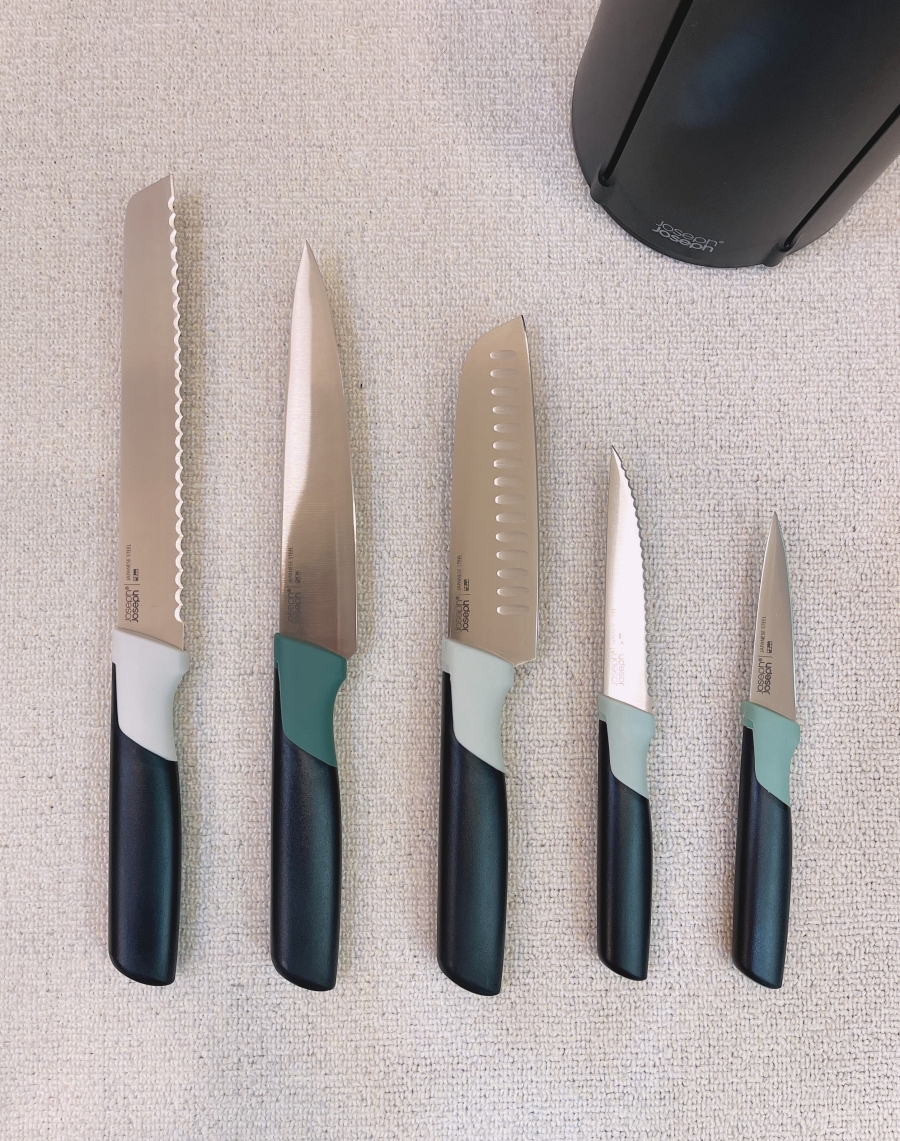 Joseph Joseph團購 好收納不沾桌不鏽鋼刀具組 刀子五件組