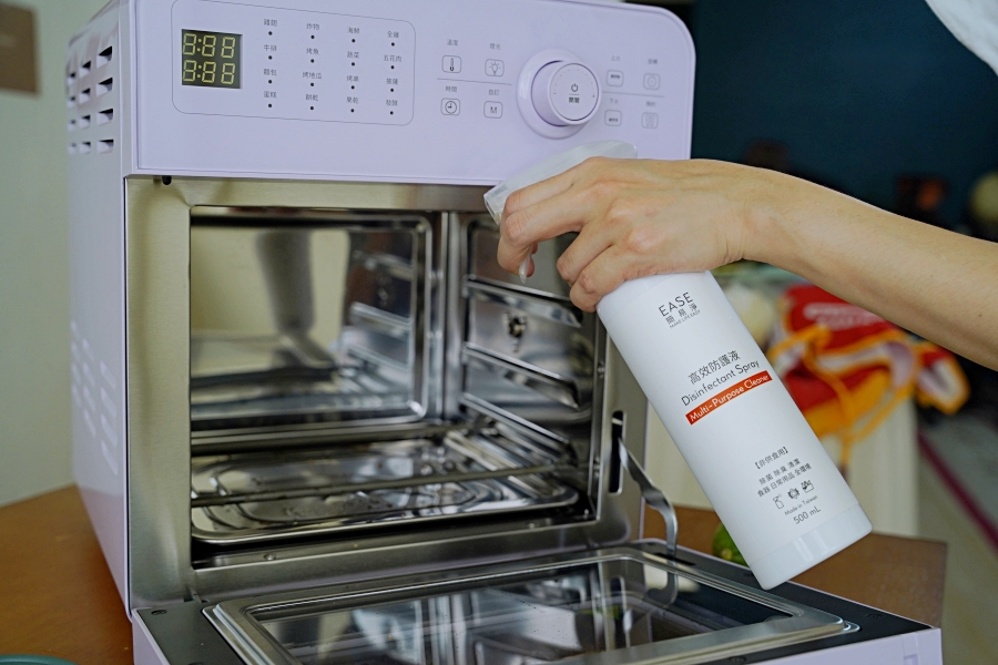 氣炸烤箱怎麼清潔 EASE簡易淨高效防護液酒精噴霧清潔烤箱最安心