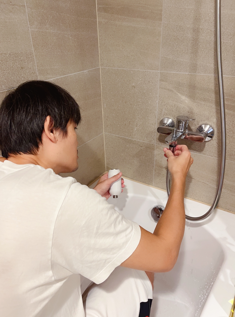 Vitaway沐浴過濾器 森林SPA 簡易好安裝的浴室濾水器除氯