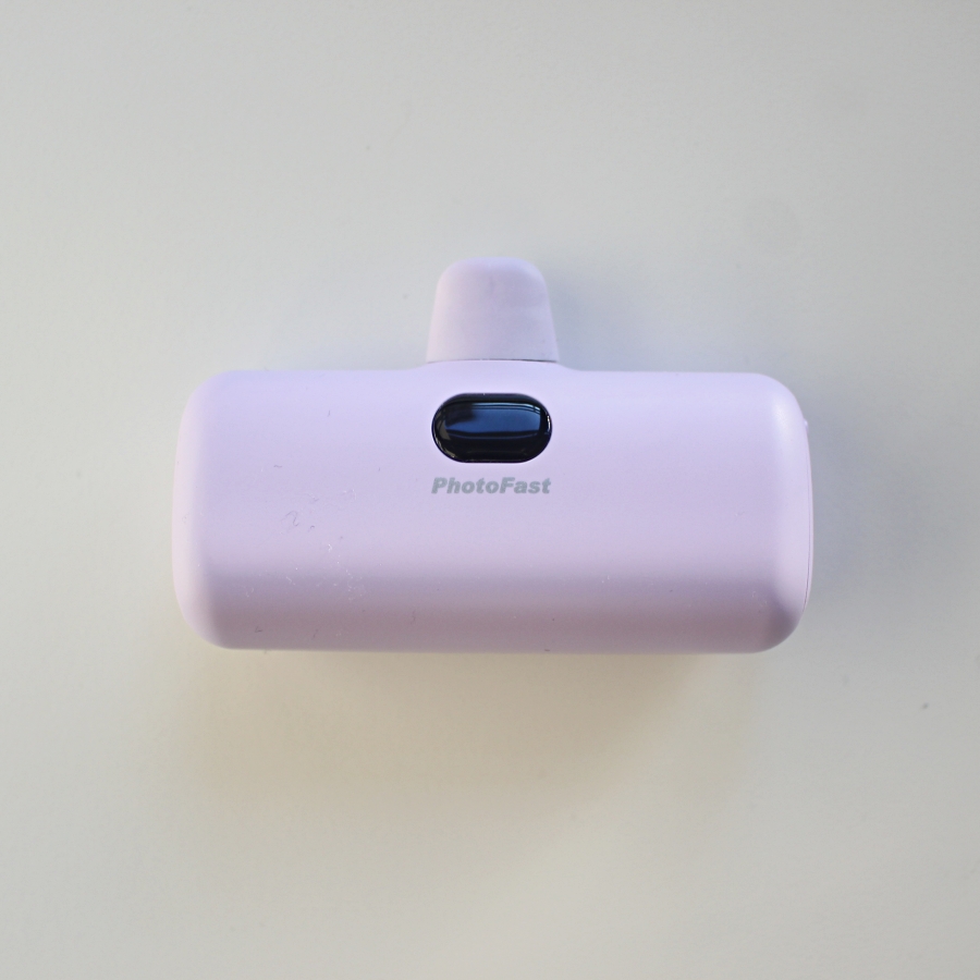 手機迷你行動電源推薦Photofast超輕量行動電源 紫色