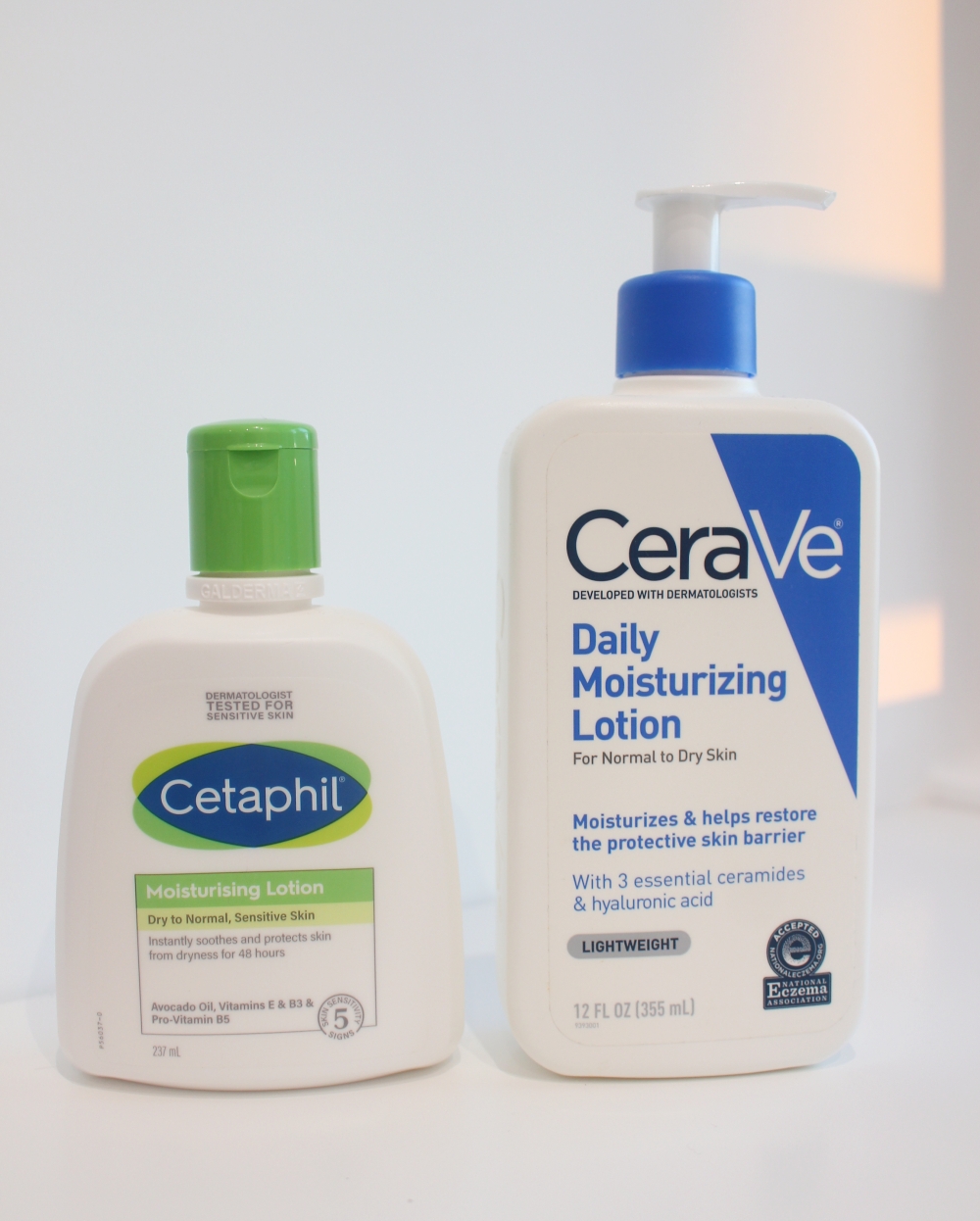Cetaphil長效潤膚乳液 CeraVe長效清爽保濕乳液