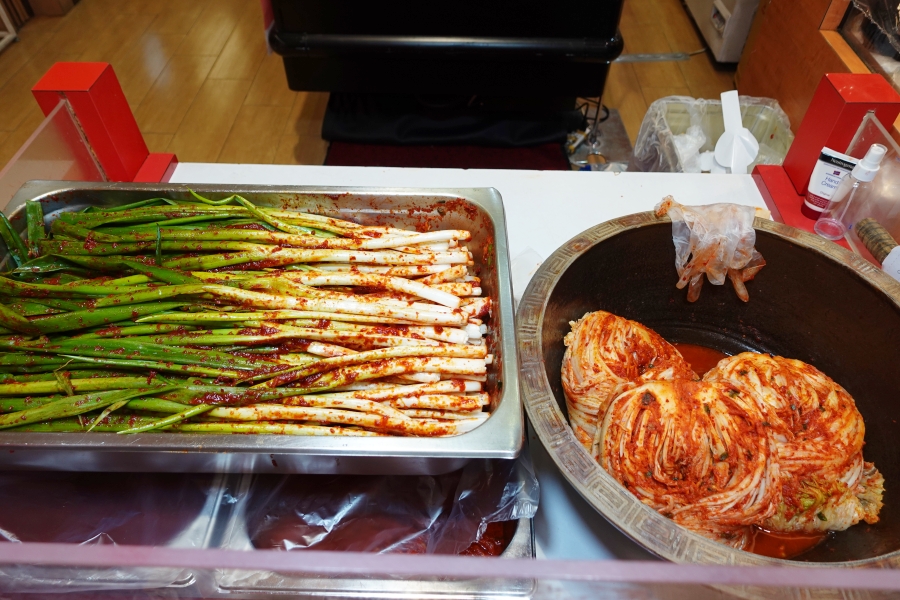 韓風春之季韓國商品展的手作泡菜，看起來就好好吃！