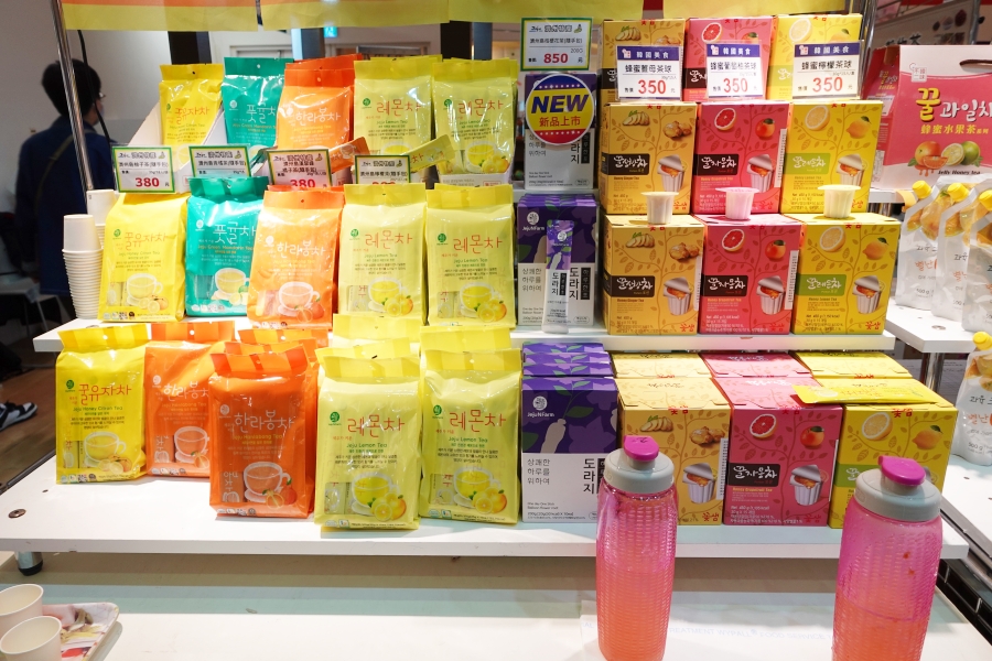 韓風春之季商品展還有韓國柚子茶試喝喝到飽