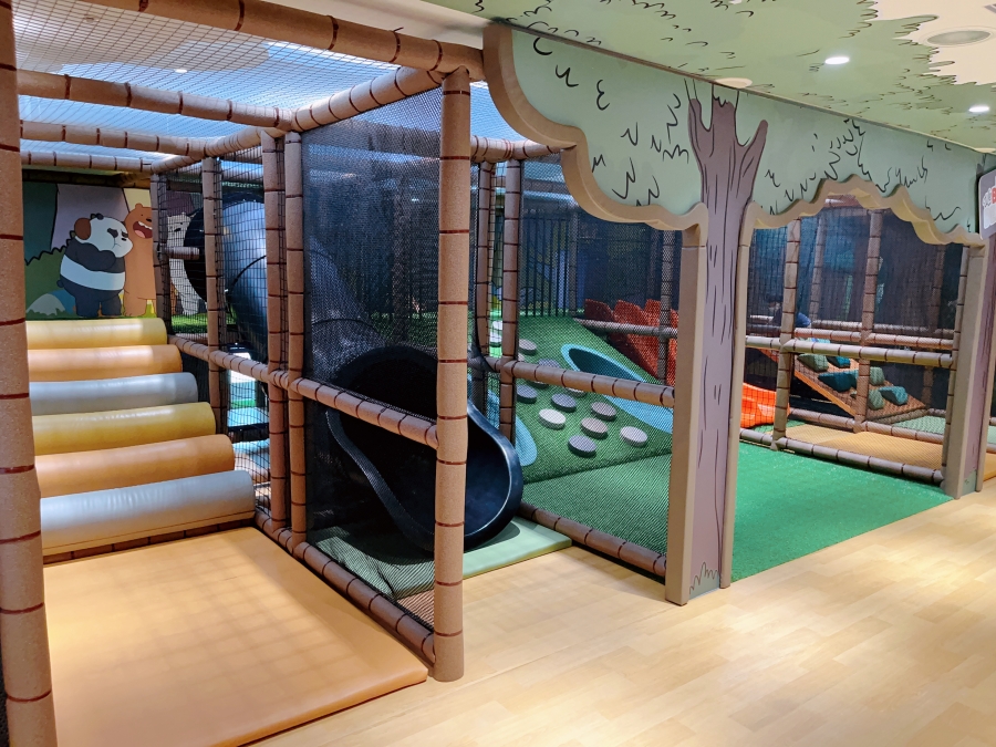 hotel cozzi台南和逸飯店台南西門館住宿心得-室內森林遊戲屋適合孩子放電