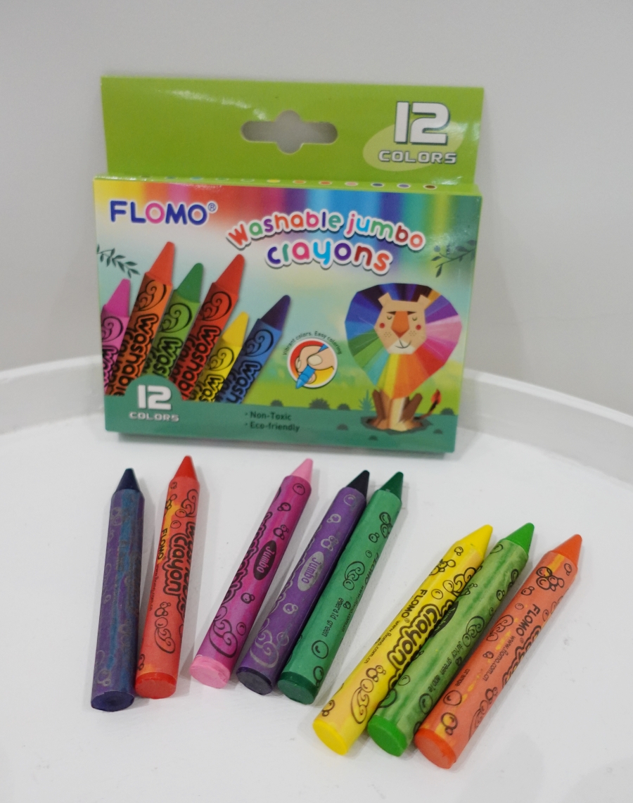 FLOMO富樂夢可水洗蠟筆，小學生開學用品準備清單分享