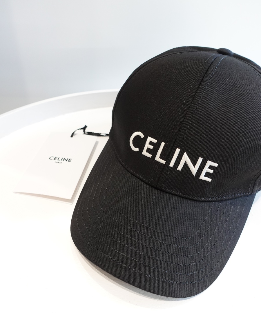 日本買CELINE黑色棒球帽刺繡棒球帽日本價格分享開箱戰利品