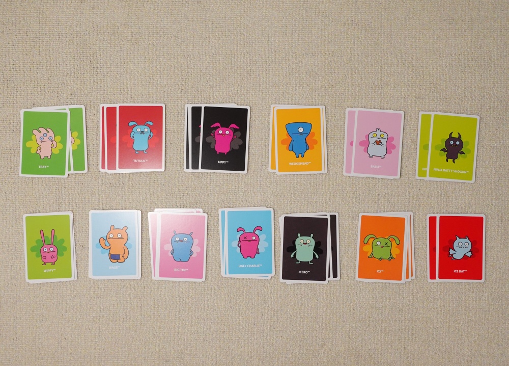 醜娃娃八寶的餅乾遊戲玩法，52張卡牌介紹