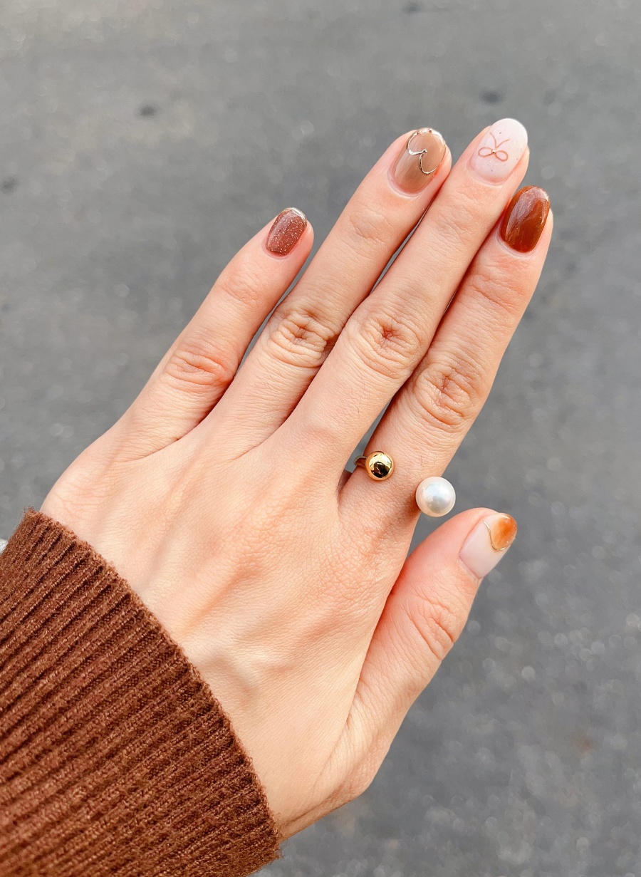 ME30珍珠戒指超美，單珠珍珠戒指超吸睛
