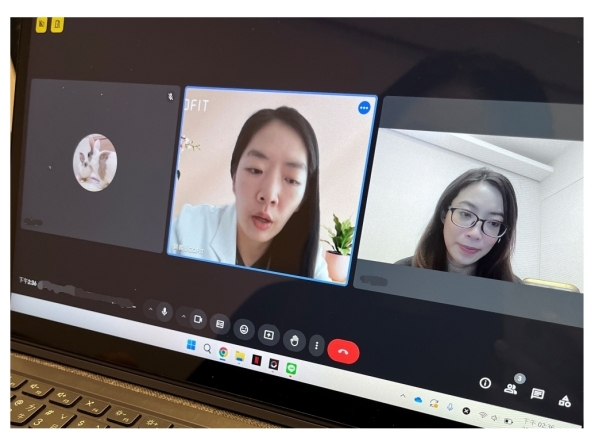 Cofit營養師精準保健規劃還有視訊面談，討論營養品問題