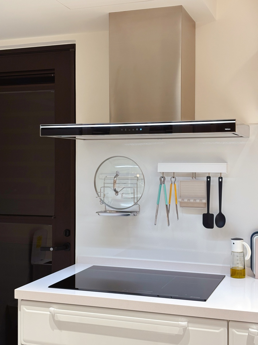 【裝潢日記】新家的Falmec超靜音排油煙機，超強吸力的美型抽油煙機♥︎