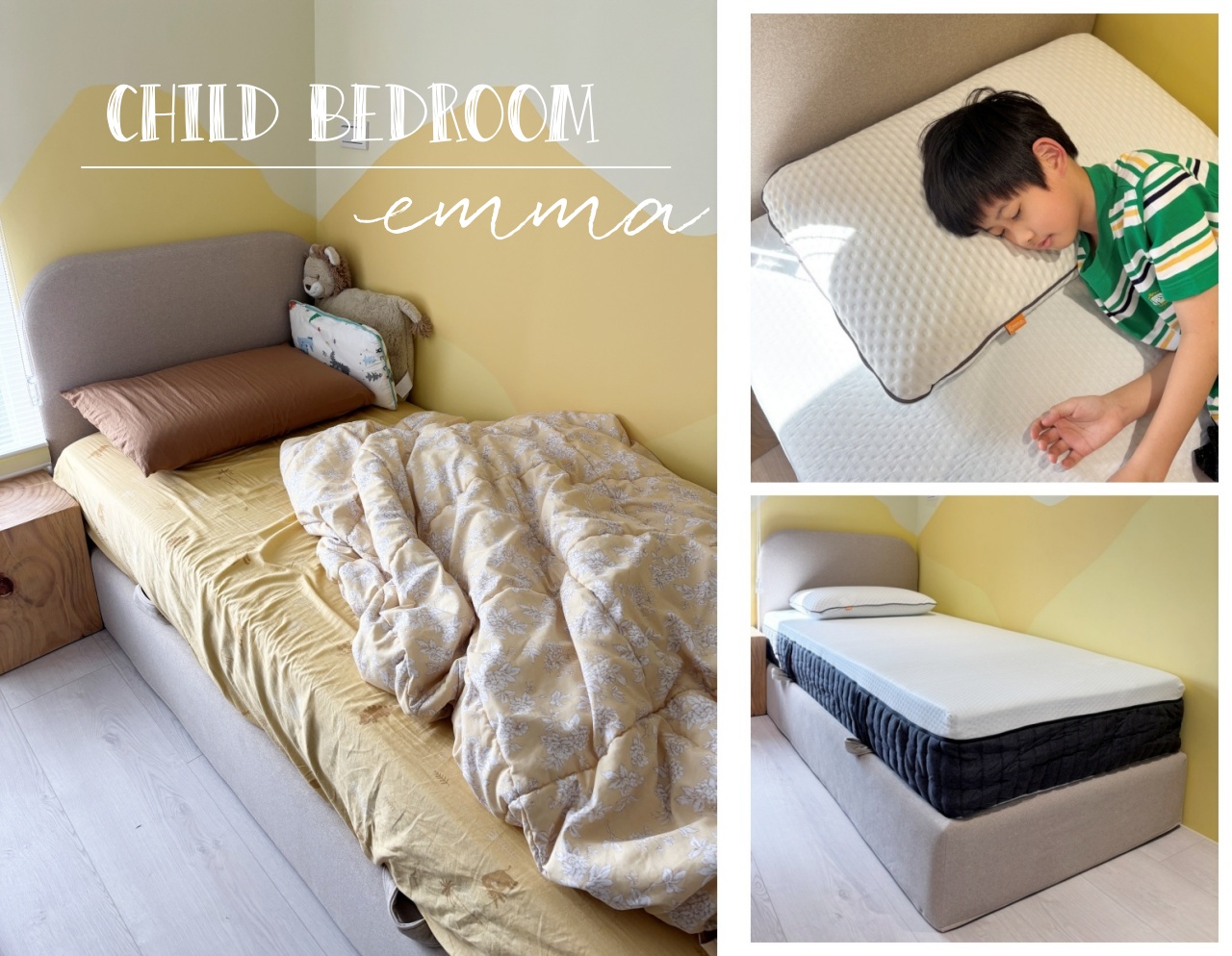 【裝潢日記】新家大換新！旺財的新床墊、新枕頭~Emma床墊