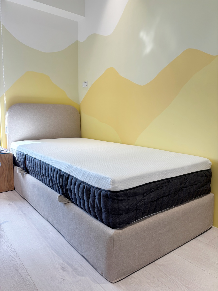 【裝潢日記】新家大換新！旺財的新床墊、新枕頭~Emma床墊