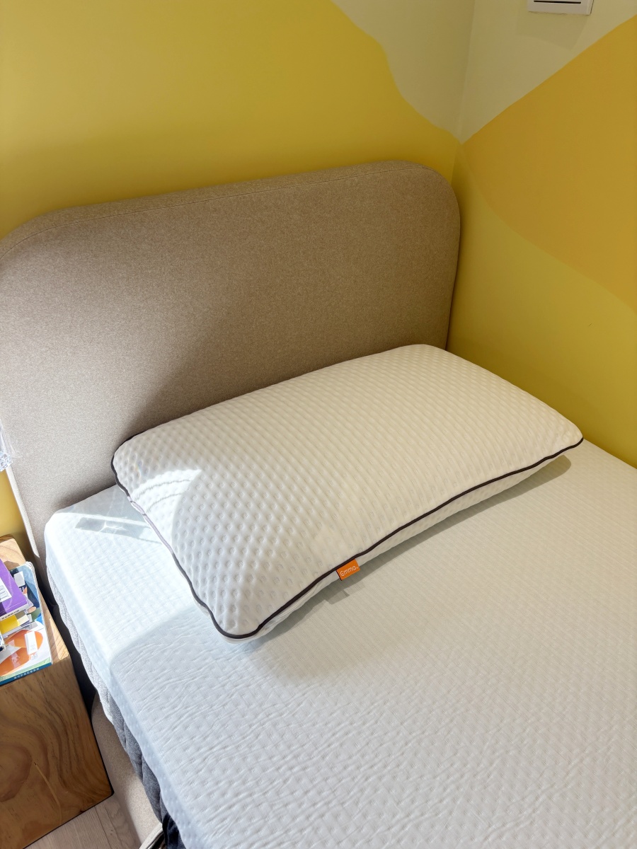 【裝潢日記】新家大換新！旺財的新床墊、新枕頭~Emma床墊