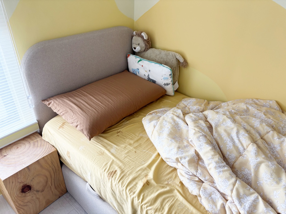 【裝潢日記】新家大換新！旺財的新床墊、新枕頭~Emma床墊