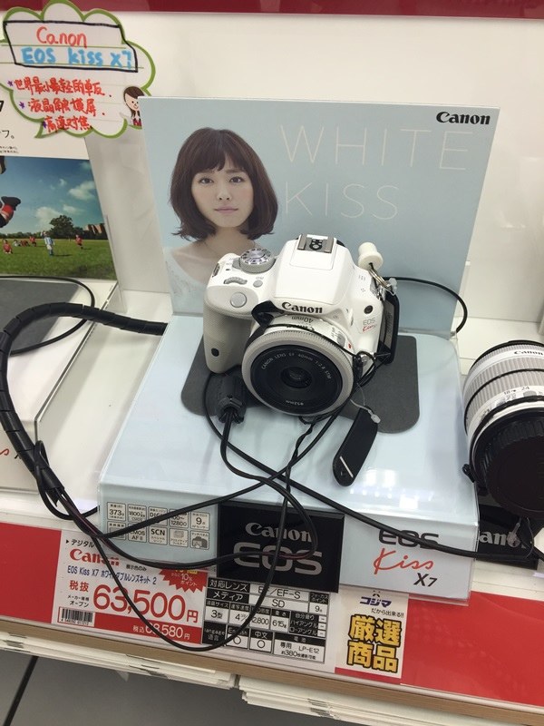 佳能Canon EOS Kiss X7 100D世界最輕最小單眼-白色適合女生-新垣結衣-日本Big Camera京都大阪戰利品 (4)